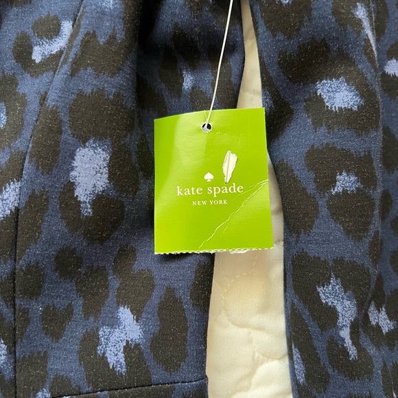 Kate Spade Blue Leopard Ponte Dress - Picture 6 of 6